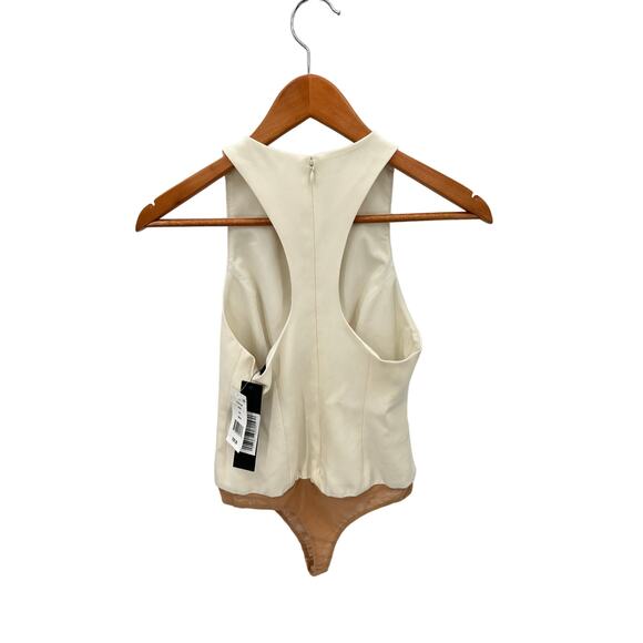 TOCCIN NY NWT Ivory Thong Bodysuit // XS - Picture 6 of 9